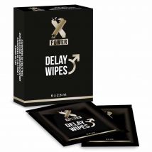 X Power Delay wipes 6 salviette - Easypara