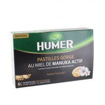 Humer Pastiglie attive per la gola al miele di Manuka 6+ anni compresse x16 - Easypara