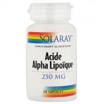 Solaray Acido alfa lipoico 30 geluli 250 mg - Easypara