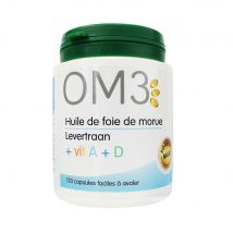 OM3 Olio di fegato di merluzzo N.A+d 120 Capsule - Easypara