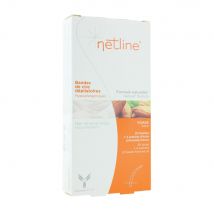 Netline 20 Strisce di cera depilatoria per il viso + 4 Bustine di Olio di Mandorla dolce - Easypara
