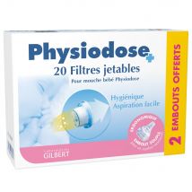Gilbert Physiodose Per Baby Fly 20 filtri monouso + 2 ugelli - Easypara