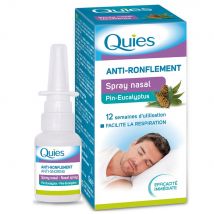 Quies Spray Nasale antirussamento al pino eucalipto 15ml - Easypara
