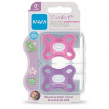 Mam Comfort Succhietto simmetrico Dalla nascita x2 - Easypara