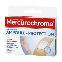 Mercurochrome Medicazioni protettive per vesciche 2 misure X10 pezzi - Easypara