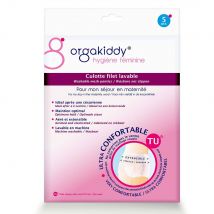 Orgakiddy Mutandine in rete lavabili Taglia unica X5 - Easypara