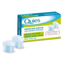 Quies Protezione dell'udito in silicone 3 paia - Easypara