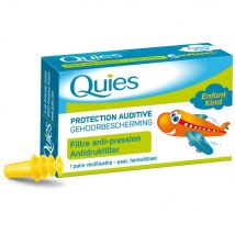 Quies Bambino con filtro anti-pressione Protezione dell'udito 1paio - Easypara