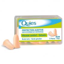 Quies Protezione dell'udito in schiuma comfort nel Colore della pelle 3 Paia - Easypara