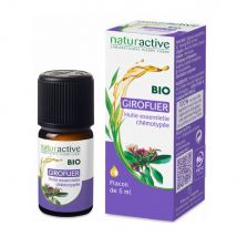 Naturactive Olio essenziale di chiodi di garofano Bio 5 ml - Fatto in Francia - Easypara