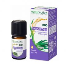 Naturactive Olio essenziale biologico di palmarosa 5 ml - Fatto in Francia - Easypara