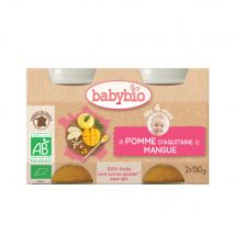 Petits Pots Bio Des 4 Mois 2x130g Fruits Babybio - Easypara