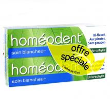 Boiron Homeodent Dentifricio sbiancante Chlorophylle 2x75ml - Easypara