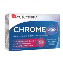 Forté Pharma Cromo 200 Mantiene normali i livelli di glicemia Minceur 30 compresse - Easypara