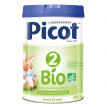 Picot 2 Latte in polvere biologico 6-12 mesi 800g - Easypara