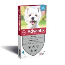 Advantix Pipette Cani di Piccola Taglia da 4 a 10kg Da 4 a 10 kg X4 - Easypara