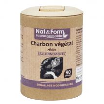 Nat&Form Nat&Form Carbone Vegetale 90 Gelule - Easypara