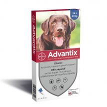Advantix Pipette per cani grandi Da 25 a 40kg X4 - Easypara