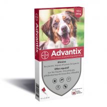 Advantix 4 Pipette Monodose Per Cani di Taglia Media 10-25kg 25kg - Easypara
