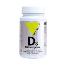 Vit'All+ Vitamine D3 Vegetale 100 compresse - Easypara