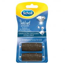 Scholl Velvet Smooth Rulli di ricambio Extra grana esfoliante x2 - Easypara