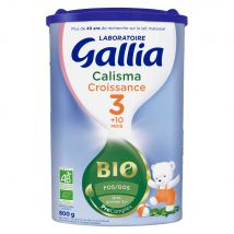 Calisma 3 Latte di crescita biologico in polvere 12-36 mesi 800g Gallia - Easypara