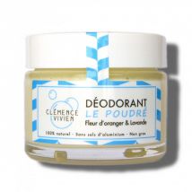 Clemence&Vivien Deodorante naturale Crema Le Poudre con oli essenziali di Lavanda e Fiori d'Arancio 50g - Easypara