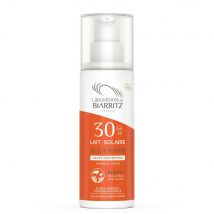 Laboratoires De Biarritz Prodotti solari Latte solare bio SPF30 Ideale per la pelle secca 100ml - Fatto in Francia - Easypara