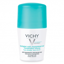 Vichy Deodorante Roll-on Anti-Transpirante Efficacia 48h Sudorazione intensa Pelli sensibili 50ml - Fatto in Francia - Easypara