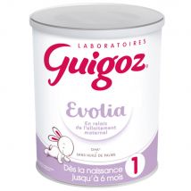 Guigoz Evolia Relais Latte in polvere senza olio di palma da 0 a 6 mesi 800g - Easypara