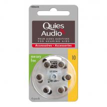 Quies Batterie per apparecchi acustici Per gli apparecchi acustici x6 - Easypara