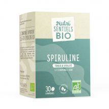 Nutrisante Nutri'sentiels Spirulina biologica Tonicità e vitalità 30 compresse - Easypara