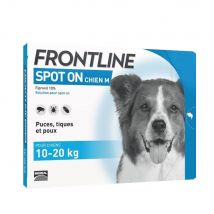Frontline Spot-on Cane 10-20kg 6 pipette da 1,34 ml - Easypara