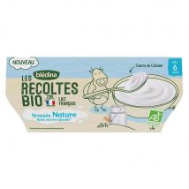 Blédina Yogurt naturale Les Récoltes Bio Da 6 mesi 4x100g - Easypara