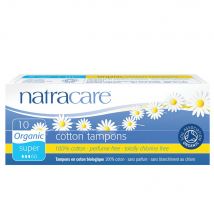 Natracare Tamponi biologici senza applicatore Super Scatola Da 10 - Easypara