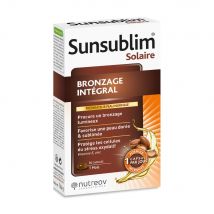 Nutreov Sunsublim Abbronzatura integrale Balsamo per pelli normali 30 capsule - Fatto in Francia - Easypara