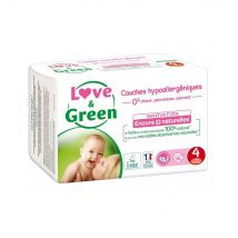 Love&Green Pannolini ipoallergenici Taglia 4 da 7 a 14 kg x46 - Easypara