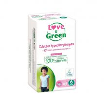 Love&Green Mutandine ipoallergeniche XL + oltre 16 kg x16 - Easypara