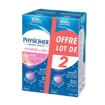 Physiomer Igiene nasale bebè microdiffusione 2x115ml - Easypara