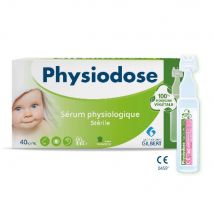 Gilbert Physiodose Siero fisiologico sterile Plastica a base vegetale 40 dosi singole da 5 ml - Easypara