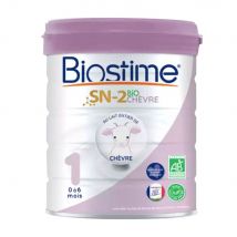 Biostime SN-2 Latte per lattanti di capra biologico della prima età da 0 a 6 mesi 800g - Fatto in Francia - Easypara