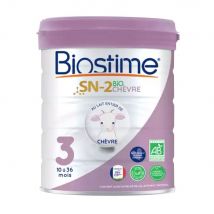 Biostime Latte di capra biologico SN-2 per lattanti - 3a età da 10 a 36 mesi 800g - Fatto in Francia - Easypara