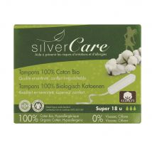 Silver Care Super tamponi in cotone Bio Senza applicatore x18 - Easypara