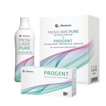 Menicon MeniCare Pure Pacchetto di soluzioni multifunzione + Progent - Easypara