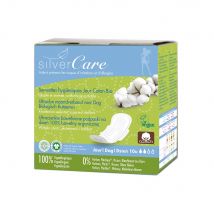Asciugamani igienici giornalieri in cotone biologico x10 Silver Care - Easypara