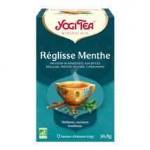 Yogi Tea Infuso biologico Ayurveda Menta liquirizia 17 Bustine - Easypara