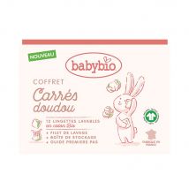 Babybio Carres Doudou Organic Set 12 Salviette + Rete di lavaggio - Easypara