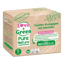 Love&Green Pure Nature Pannolini ecologici Dimensione 5 x 33 - Easypara