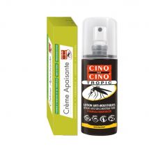 Cinq Sur Cinq Crema lenitiva 3 in 1 40 g + lozione antizanzare tropic 75 ml dai 3 anni - Easypara