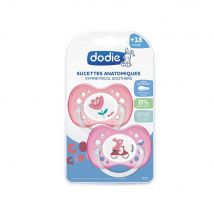 Dodie Succhietti anatomici Collezione Animali divertenti 18 mesi e Plus x2 - Easypara